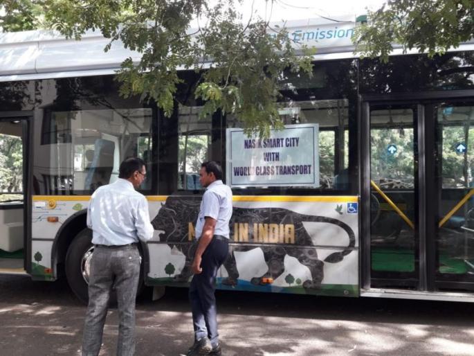 Electric bus falls in the market in Nashik | नाशकात इलेक्ट्रीक बसचे मार्केंटीग पडले महागात Electric bus falls in the market in Nashik | नाशकात इलेक्ट्रीक बसचे मार्केंटीग पडले महागात