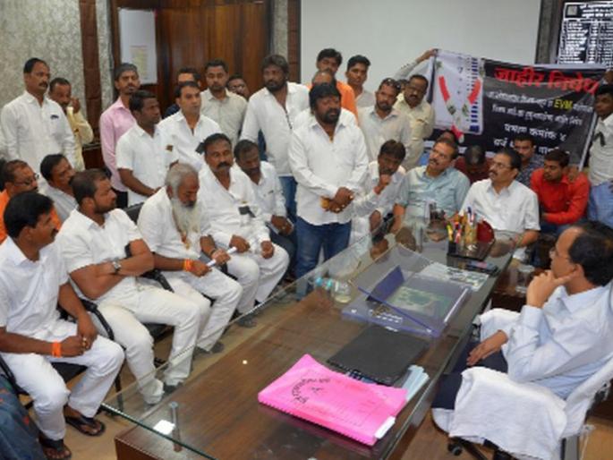 NCP, Shivsena's objection to 'EVM' | राष्ट्रवादी, शिवसेनेचा ‘ईव्हीएम’वर आक्षेप NCP, Shivsena's objection to 'EVM' | राष्ट्रवादी, शिवसेनेचा ‘ईव्हीएम’वर आक्षेप