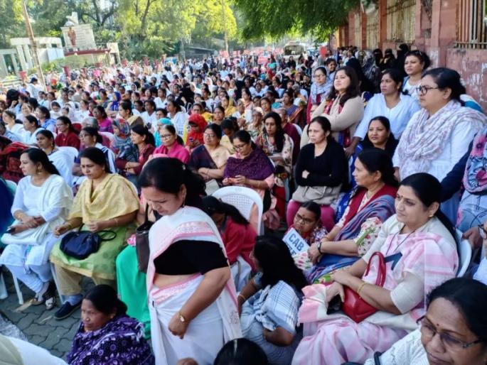 Elgar of Women against CAA-NRC in Nagpur | नागपुरात सीएए- एनआरसी विरोधात महिलांचा एल्गार