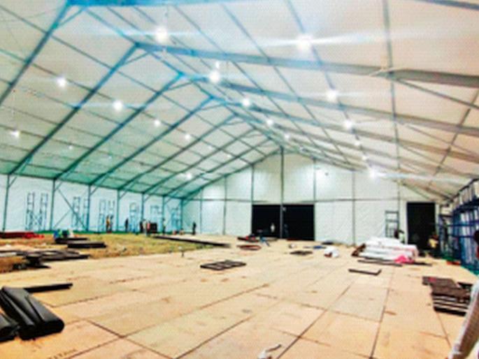 State Cabinet meeting at the ‘German Hangar’ pavilion in ahilyanagar | ‘जर्मन हँगर’ मंडपात राज्य मंत्रिमंडळाची बैठक