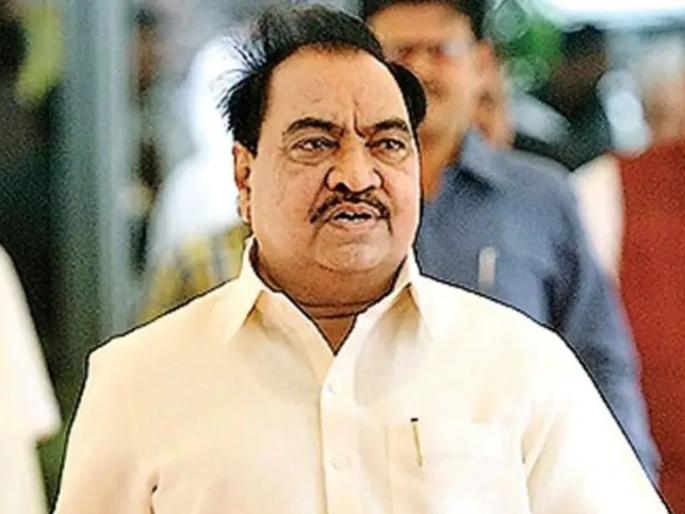 Eknath Khadse is facing ED inquiry despite his deteriorating health | प्रकृती खालावलेली असतानाही एकनाथ खडसे ईडीच्या चौकशीसाठी हजर Eknath Khadse is facing ED inquiry despite his deteriorating health | प्रकृती खालावलेली असतानाही एकनाथ खडसे ईडीच्या चौकशीसाठी हजर