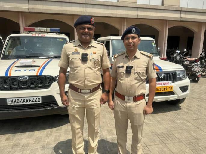On the lines of the police, now the RTO also has 'body cam'; First experiment in the state | पोलिसांच्या धर्तीवर आता आरटीओकडेही ‘बॉडी कॅम’; राज्यातील पहिला प्रयोग On the lines of the police, now the RTO also has 'body cam'; First experiment in the state | पोलिसांच्या धर्तीवर आता आरटीओकडेही ‘बॉडी कॅम’; राज्यातील पहिला प्रयोग