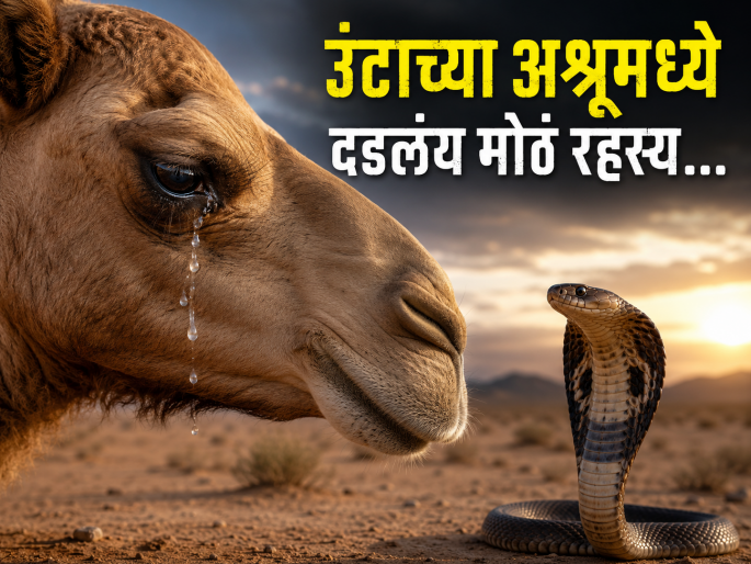 Camel tears can act as antivenom against cobra snake bike claim research | उंटाच्या अश्रूंमध्ये दडलंय मोठं रहस्य, कोब्राच्या विषालाही करू शकतात निकामी; संशोधनातून दावा... Camel tears can act as antivenom against cobra snake bike claim research | उंटाच्या अश्रूंमध्ये दडलंय मोठं रहस्य, कोब्राच्या विषालाही करू शकतात निकामी; संशोधनातून दावा...