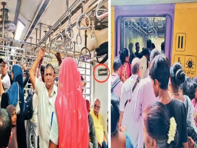 Number of ordinary passengers is higher in the coaches reserved for disabled and cancer patients in local trains of Central and Western Railways | हक्काचा डबा, पण धडधाकटांचा अड्डा Number of ordinary passengers is higher in the coaches reserved for disabled and cancer patients in local trains of Central and Western Railways | हक्काचा डबा, पण धडधाकटांचा अड्डा