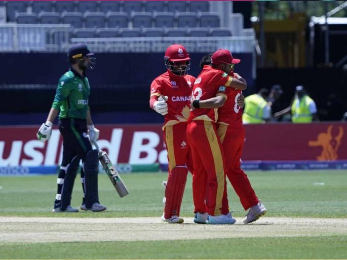 T20 World Cup 2024 CAN vs IRE Live : Shocking results! Canada won by 12 runs, beat Ireland in group A match, Pakistan slip in point Table | धक्कादायक निकाल! पाकिस्ताननंतर आणखी एक तगडा संघ हरला, कॅनडाने विजय मिळवला 