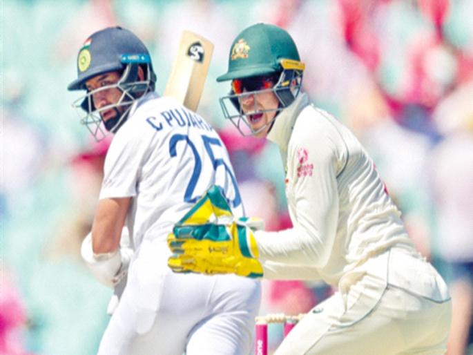 Pujara's slow batting hits India | पुजाराच्या संथ फलंदाजीचा भारताला फटका