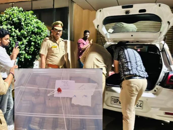 During the inspection, a contraband was found in the car, a machine had to be called to count the cash, now the Income Tax Department is investigating. | तपासणीदरम्यान कारमध्ये सापडलं घबाड, रोकड मोजण्यासाठी मागवावी लागली मशीन, आता इन्कम टॅक्स विभागाकडून तपास सुरू   