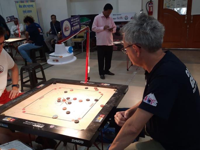 International Carrom Competition: India's hopes on three Indian players, including world champion Prashant More | आंतरराष्ट्रीय कॅरम  स्पर्धा : विश्वविजेता प्रशांत मोरेसह भारताच्या तीन खेळाडूंवर भारताच्या आशा International Carrom Competition: India's hopes on three Indian players, including world champion Prashant More | आंतरराष्ट्रीय कॅरम  स्पर्धा : विश्वविजेता प्रशांत मोरेसह भारताच्या तीन खेळाडूंवर भारताच्या आशा