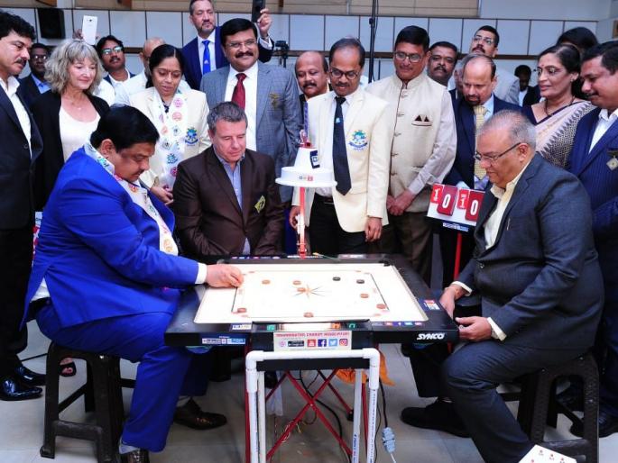 International Carrom Competition: India's Zaheer, Nishant, Peter, Sandeep won 1st round | आंतरराष्ट्रीय कॅरम स्पर्धा : भारताच्या झहीर, निशांत, पीटर, संदीप यांची आगेकूच  International Carrom Competition: India's Zaheer, Nishant, Peter, Sandeep won 1st round | आंतरराष्ट्रीय कॅरम स्पर्धा : भारताच्या झहीर, निशांत, पीटर, संदीप यांची आगेकूच