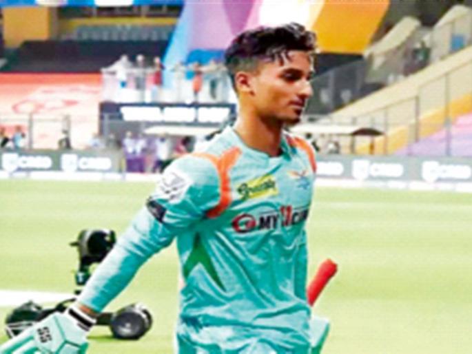 Badoni's six; The ball hits the head of a Chennai fan | बदोनीचा षटकार; चेन्नईच्या चाहतीच्या डोक्याला लागला चेंडू