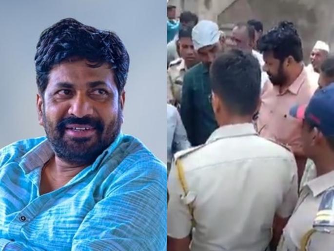 Video: Village worker stubbornly burned, MLA Bachu Kadu put him in earshot | Video: कार्यकर्ता जिद्दीला पेटला, बच्चू कडूंनी पोलिसांसमोरच कानशिलात लगावली Video: Village worker stubbornly burned, MLA Bachu Kadu put him in earshot | Video: कार्यकर्ता जिद्दीला पेटला, बच्चू कडूंनी पोलिसांसमोरच कानशिलात लगावली