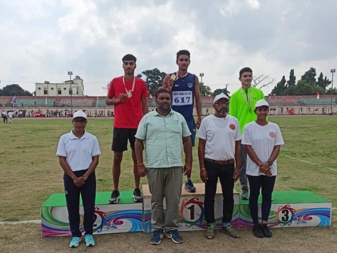 Nayan Sarde wins gold in Westzone National Junior Athletics Championship | वेस्टझोन राष्ट्रीय ज्युनियर ॲथलेटिक्स स्पर्धेत नयन सरडेला सुवर्ण