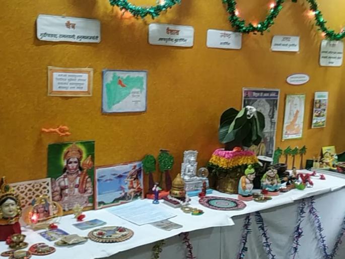 From Chaitra to Falgun ... "Marathmolya" festival-tradition in dombivali | चैत्र ते फाल्गून... आजीबाईंच्या आरासमध्ये अवतरला "मराठमोळ्या" सण-परंपरांचा थाट