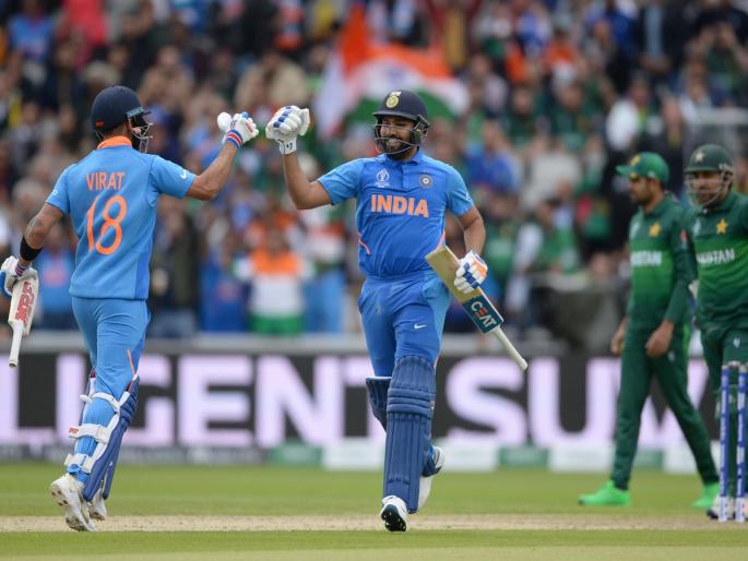 Rohit Sharma and Virat Kohli washed Pakistan in the 2019 World Cup; Just take a look at the scorecard viral on social media | २०१९ च्या वर्ल्ड कपमध्ये रोहित-विराटने केली होती पाकिस्तानची धुलाई; एकदा स्कोअरकार्ड बघूनच घ्या