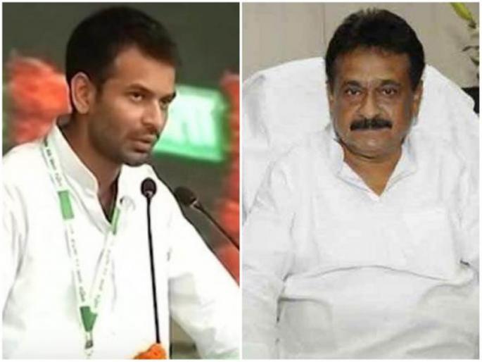 Lok Sabha Election 2019 tejpratap yadav appeals against father in law chandrika rai | सासरा-जावयातच जुंपली; तेजप्रताप यादव यांचे पक्षविरोधी धोरण