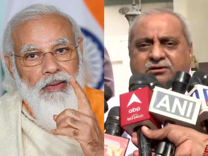 Nitin Patel's throat tightened as tears appeared in his eyes of cm bhupendra patel | मनातील खदखद डोळ्यांतील अश्रूंमध्ये दिसली, उपमुख्यमंत्र्यांचा कंठ दाटला Nitin Patel's throat tightened as tears appeared in his eyes of cm bhupendra patel | मनातील खदखद डोळ्यांतील अश्रूंमध्ये दिसली, उपमुख्यमंत्र्यांचा कंठ दाटला
