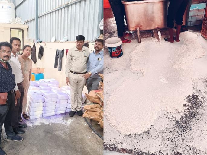 900 kg of adulterated paneer seized in Pune, food and drug administration department raid | पुण्यात ९०० किलो भेसळयुक्त पनीर जप्त, गणेशोत्सवातील मागणीचा असाही पुरवठा 900 kg of adulterated paneer seized in Pune, food and drug administration department raid | पुण्यात ९०० किलो भेसळयुक्त पनीर जप्त, गणेशोत्सवातील मागणीचा असाही पुरवठा