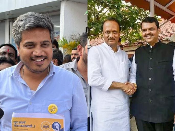 Ajitdada finance minister, but Fadnavis withholds funds; Rohit Pawar showed the finger do dycm devendra Fadanvis | 'अजितदादा अर्थमंत्री, पण फडणवीसांनी निधी रोखला'; रोहित पवारांनी दाखवलं बोट Ajitdada finance minister, but Fadnavis withholds funds; Rohit Pawar showed the finger do dycm devendra Fadanvis | 'अजितदादा अर्थमंत्री, पण फडणवीसांनी निधी रोखला'; रोहित पवारांनी दाखवलं बोट