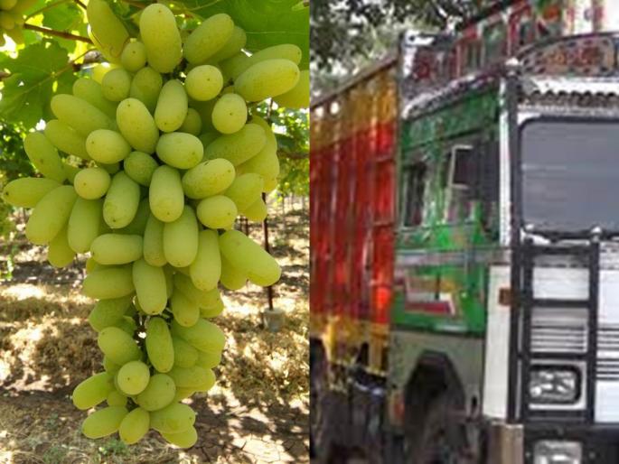 Shocking! The grapes arrived late; The driver was stopped by a bihar trader | धक्कादायक! द्राक्षाचा माल उशिरा पोहोचला; परप्रांतीय व्यापाऱ्याने चालकास डांबून ठेवले Shocking! The grapes arrived late; The driver was stopped by a bihar trader | धक्कादायक! द्राक्षाचा माल उशिरा पोहोचला; परप्रांतीय व्यापाऱ्याने चालकास डांबून ठेवले