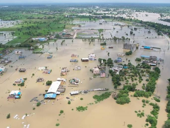 Vainganga Flood: Vainganga Kopli, water in houses and villages; Nana Patole's earnest request to the government | Vainganga Flood: वैनगंगा कोपली, घरात-गावात पाणीच पाणी; पटोलेंची सरकारला कळकळीची विनंती Vainganga Flood: Vainganga Kopli, water in houses and villages; Nana Patole's earnest request to the government | Vainganga Flood: वैनगंगा कोपली, घरात-गावात पाणीच पाणी; पटोलेंची सरकारला कळकळीची विनंती