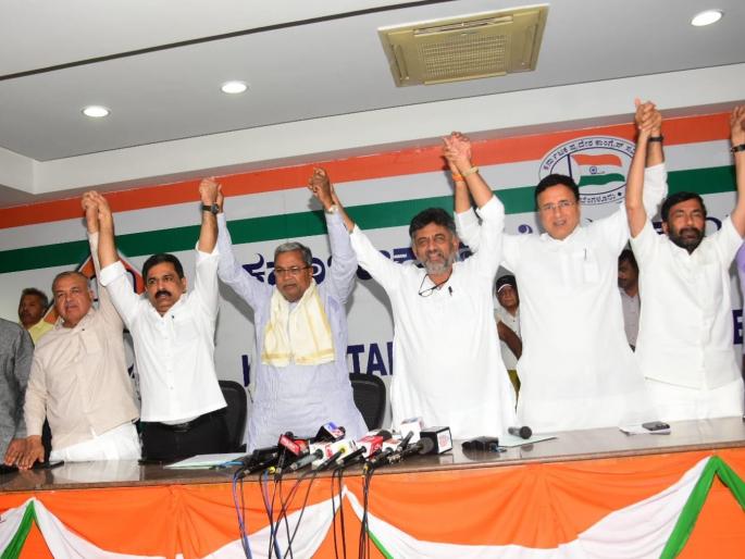 Big blow to BJP, MLA Putanna resigned and joined Congress in karnataka | निवडणुकांपूर्वीच भाजपला मोठा झटका, आमदाराने राजीनामा देत केला काँग्रेसमध्ये प्रवेश Big blow to BJP, MLA Putanna resigned and joined Congress in karnataka | निवडणुकांपूर्वीच भाजपला मोठा झटका, आमदाराने राजीनामा देत केला काँग्रेसमध्ये प्रवेश