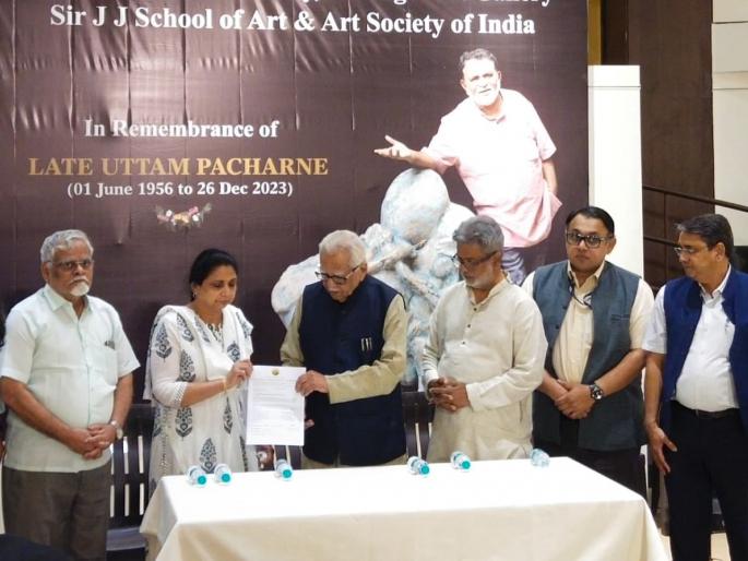 Will give all possible support to Lalit Kala Akademi - Ram Naik | ललित कला अकादमीसाठी सर्वतोपरी सहकार्य करेन - राम नाईक Will give all possible support to Lalit Kala Akademi - Ram Naik | ललित कला अकादमीसाठी सर्वतोपरी सहकार्य करेन - राम नाईक