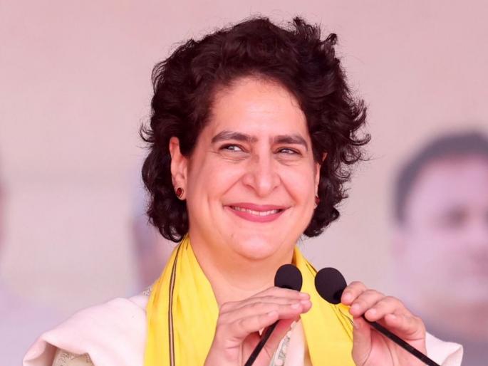"Cylinder for 500 rupees, 1500 per month for women"; Congress's 'guarantee' in Madhya Pradesh by priyanka gandhi vadra | "500 रुपयांत सिलेंडर, महिलांना दरमहा १५००"; मध्य प्रदेशात काँग्रेसची 'गॅरंटी' "Cylinder for 500 rupees, 1500 per month for women"; Congress's 'guarantee' in Madhya Pradesh by priyanka gandhi vadra | "500 रुपयांत सिलेंडर, महिलांना दरमहा १५००"; मध्य प्रदेशात काँग्रेसची 'गॅरंटी'