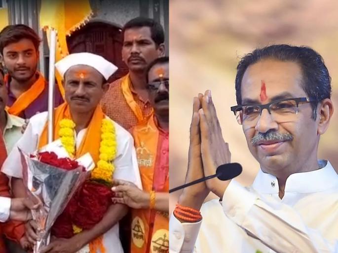 Shivsena: Per Dada Kondke left for Shiv Sainik's Pandhari mumbai from, Solapur to Mumbai on foot by uttam shinde solapur | Shivsena: प्रति दादा कोंडके शिवसैनिकांच्या पंढरीकडे रवाना, सोलापूर ते मुंबई पायी वारी Shivsena: Per Dada Kondke left for Shiv Sainik's Pandhari mumbai from, Solapur to Mumbai on foot by uttam shinde solapur | Shivsena: प्रति दादा कोंडके शिवसैनिकांच्या पंढरीकडे रवाना, सोलापूर ते मुंबई पायी वारी