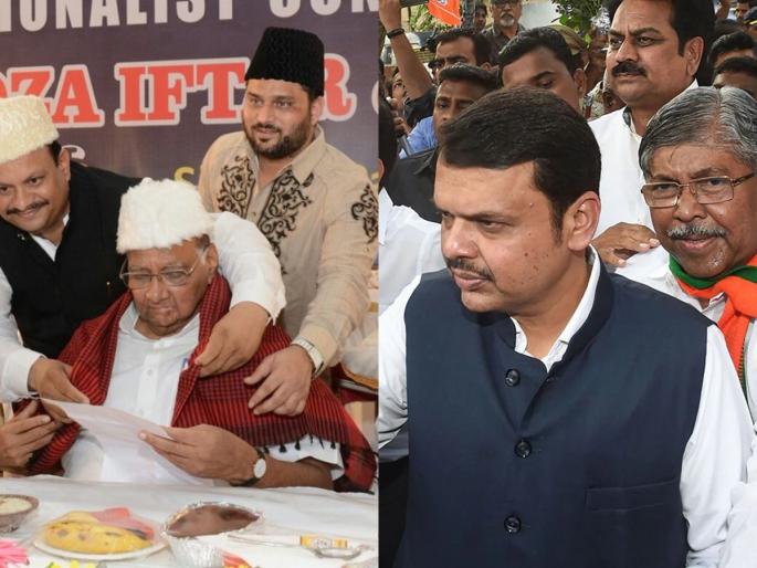 Devendra Fadanvis: Even throwing Iftar parties will not solve problems, Fadnavis attacks Pawar | Devendra Fadanvis: इफ्तार पार्ट्या झाडल्यानेही प्रश्न सुटणार नाहीत, फडणवीसांचा पवारांवर हल्लाबोल Devendra Fadanvis: Even throwing Iftar parties will not solve problems, Fadnavis attacks Pawar | Devendra Fadanvis: इफ्तार पार्ट्या झाडल्यानेही प्रश्न सुटणार नाहीत, फडणवीसांचा पवारांवर हल्लाबोल