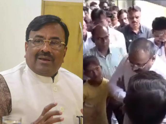 Sudhir Mungantiwar lashed out at officials, said while inspecting flooded villages | Video: सुधीर मुनगंटीवार अधिकाऱ्यांवर भडकले, पूरग्रस्त गावांची पाहणी करताना सुनावलं