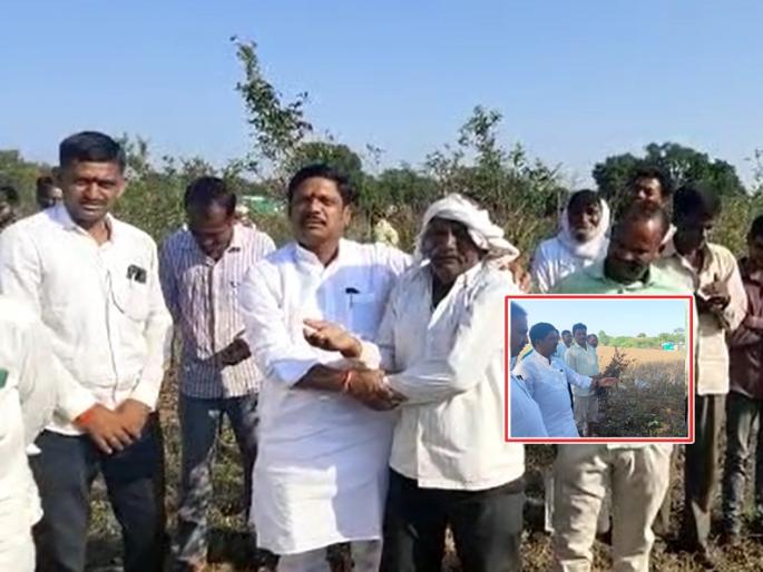 Sir, even the peon did not move; The rain-affected farmers cried profusely in karmat on kalyanraon Kale congress chief of aurangabad | साहेब, चपरासीसुद्धा फिरकला नाही; अतिवृष्टीग्रस्त शेतकरी ढसाढसा रडले Sir, even the peon did not move; The rain-affected farmers cried profusely in karmat on kalyanraon Kale congress chief of aurangabad | साहेब, चपरासीसुद्धा फिरकला नाही; अतिवृष्टीग्रस्त शेतकरी ढसाढसा रडले