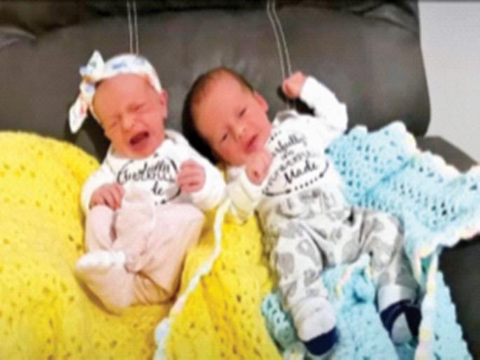 Twins born from 30-year-old woman's sperm | 30 वर्षांच्या स्त्रीबीजांपासून जुळ्या मुलांचा जन्म, आगळीवेगळी घटना Twins born from 30-year-old woman's sperm | 30 वर्षांच्या स्त्रीबीजांपासून जुळ्या मुलांचा जन्म, आगळीवेगळी घटना