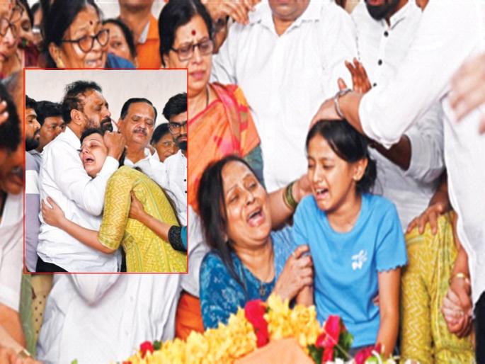 Outrage, anger and rage; Ghosalkar's funeral, many people were saddened | आक्रोश, हंबरडा आणि संताप; घोसाळकर यांच्यावर अंत्यसंस्कार, अनेकांचा कंट दाटला Outrage, anger and rage; Ghosalkar's funeral, many people were saddened | आक्रोश, हंबरडा आणि संताप; घोसाळकर यांच्यावर अंत्यसंस्कार, अनेकांचा कंट दाटला