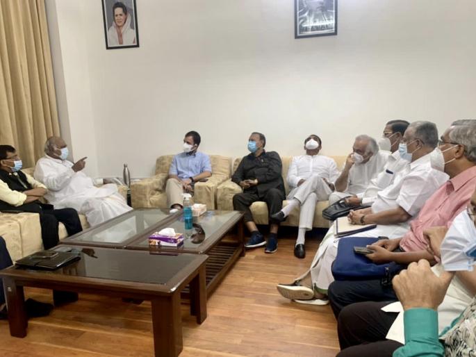 pegasus Meeting of Leader of Opposition with Rahul Gandhi, presence of Sanjay Raut | राहुल गांधींसह विरोधी पक्षातील नेत्यांची बैठक, संजय राऊतांचीही उपस्थिती