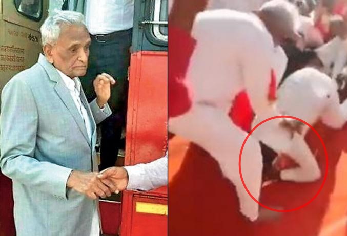 when the workers were crying with their feet on their heads of ganpatrao deshmukh | Video : आबासाहेब, तुम्हीच निवडणूक लढवा, तेव्हा पायावर डोकं ठेवून रडले होते कार्यकर्ते when the workers were crying with their feet on their heads of ganpatrao deshmukh | Video : आबासाहेब, तुम्हीच निवडणूक लढवा, तेव्हा पायावर डोकं ठेवून रडले होते कार्यकर्ते