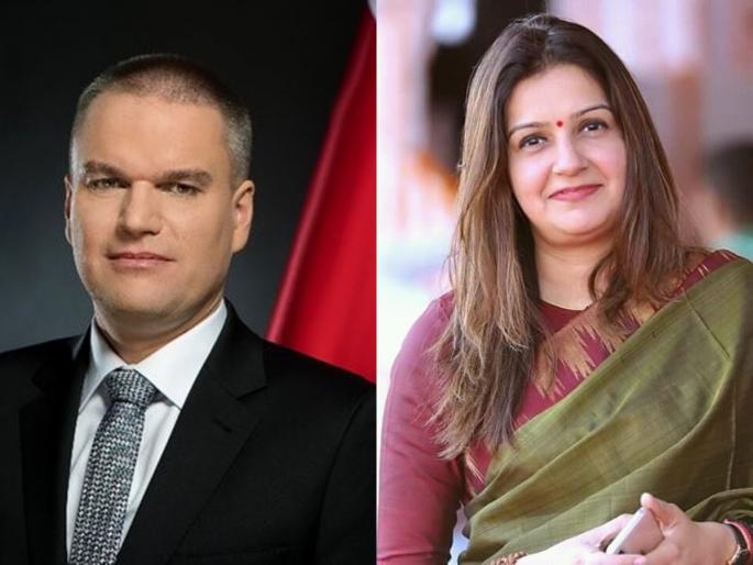 Russia vs Ukraine War: Priyanka Chaturvedi of Shiv Sena is one of the ambassadors of Poland about ukrain russia indian student stranded | Russia vs Ukraine War: शिवसेनेच्या प्रियंका चतुर्वेदी अन् पोलँडच्या राजदूतांमध्ये तू तू मै मै Russia vs Ukraine War: Priyanka Chaturvedi of Shiv Sena is one of the ambassadors of Poland about ukrain russia indian student stranded | Russia vs Ukraine War: शिवसेनेच्या प्रियंका चतुर्वेदी अन् पोलँडच्या राजदूतांमध्ये तू तू मै मै