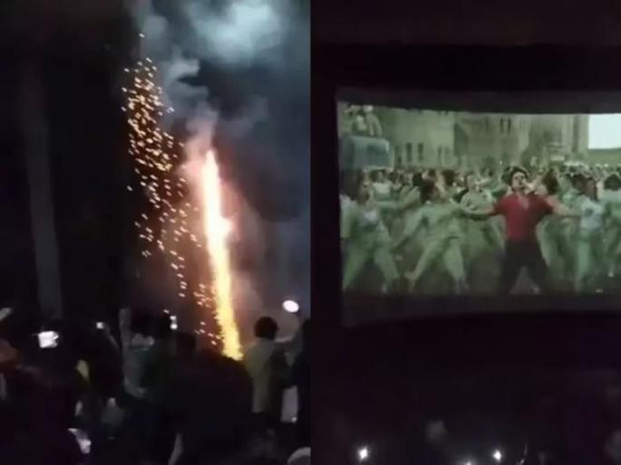 Twine bomb exploded in Malegaon when Jawan's show was on, panic in the theater | मालेगावात 'जवान'चा शो सुरू असताना फोडले सुतळी बॉम्ब, थेएटरमध्ये घबराट Twine bomb exploded in Malegaon when Jawan's show was on, panic in the theater | मालेगावात 'जवान'चा शो सुरू असताना फोडले सुतळी बॉम्ब, थेएटरमध्ये घबराट
