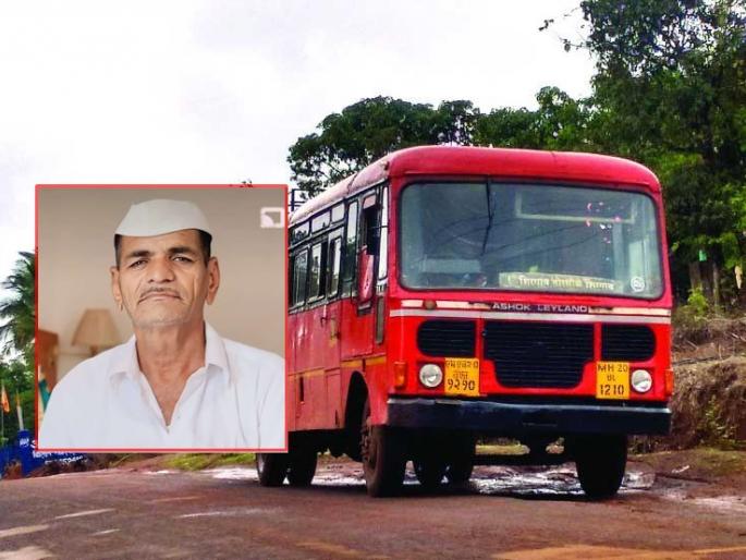 ST bus collides with two wheeler, husband killed, wife injured | एसटी बस दुचाकीला धडकून पांगरीत पती ठार, पत्नी जखमी