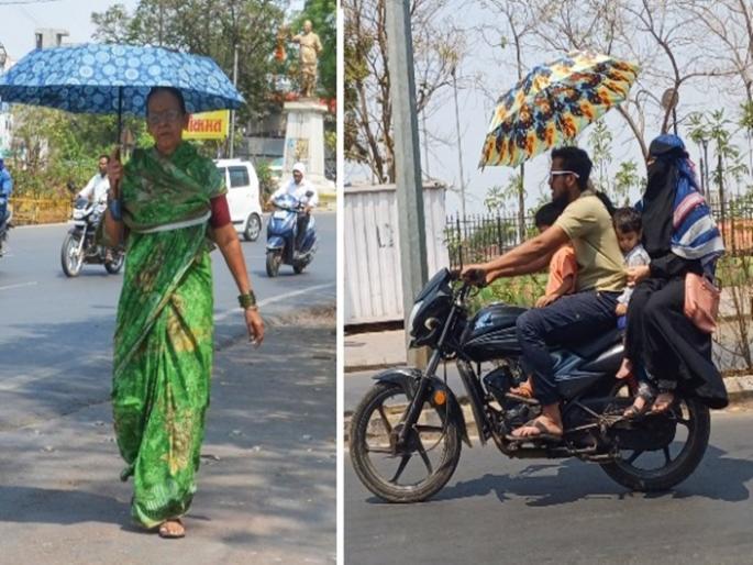 The temperature in Solapur reached 43.1 degrees Celsius | सोलापुरातील तापमानाचा पारा पोहोचला ४३.१ अंश सेल्सिअसवर The temperature in Solapur reached 43.1 degrees Celsius | सोलापुरातील तापमानाचा पारा पोहोचला ४३.१ अंश सेल्सिअसवर