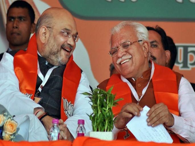 Big deal! Resignation of all ministers including Haryana Chief Minister ML khattar before Lok Sabha elections | हरियाणा सरकार कोसळलं; लोकसभा निवडणुकांपूर्वीच मुख्यमंत्र्यांसह सर्वच मंत्र्यांचे राजीनामे Big deal! Resignation of all ministers including Haryana Chief Minister ML khattar before Lok Sabha elections | हरियाणा सरकार कोसळलं; लोकसभा निवडणुकांपूर्वीच मुख्यमंत्र्यांसह सर्वच मंत्र्यांचे राजीनामे