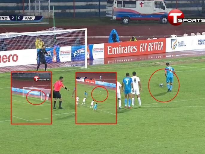 Ind Vs Pak Football : Sunil Chhetri's hat-trick against Pakistan, praise from netizens | Ind Vs Pak Football : सुनिल छेत्रीची पाकिस्तानविरुद्ध हॅट्रीक, नेटीझन्सकडून पठ्ठ्याचं कौतुक Ind Vs Pak Football : Sunil Chhetri's hat-trick against Pakistan, praise from netizens | Ind Vs Pak Football : सुनिल छेत्रीची पाकिस्तानविरुद्ध हॅट्रीक, नेटीझन्सकडून पठ्ठ्याचं कौतुक