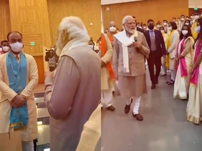 Video: PM Narendra Modi's surprise visit to IIT Kanpur, took class of engineers | Video: PM मोदींची IIT कानपूरला सरप्राईज व्हिसीट, इंजिनिअर्संचा घेतला क्लास
