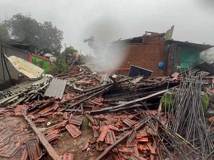 She survived because she went to sell vegetables, but her life with her son and husband went under the rubble in raigad ishalwadi landslide mishap | भाजी विकायला गेली म्हणून वाचली; पण मुलगा, पतीसह संसार ढिगाऱ्याखाली गेला She survived because she went to sell vegetables, but her life with her son and husband went under the rubble in raigad ishalwadi landslide mishap | भाजी विकायला गेली म्हणून वाचली; पण मुलगा, पतीसह संसार ढिगाऱ्याखाली गेला