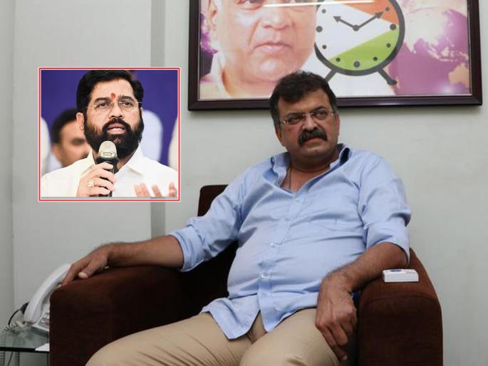 ... But I did not see the Chief Minister Eknath Shinde even for a second; Such an explanation by jitendra Awhad | ... पण मी मुख्यमंत्र्यांना एक सेकंदही बघितलं नाही; आव्हाडांचं असंही स्पष्टीकरण