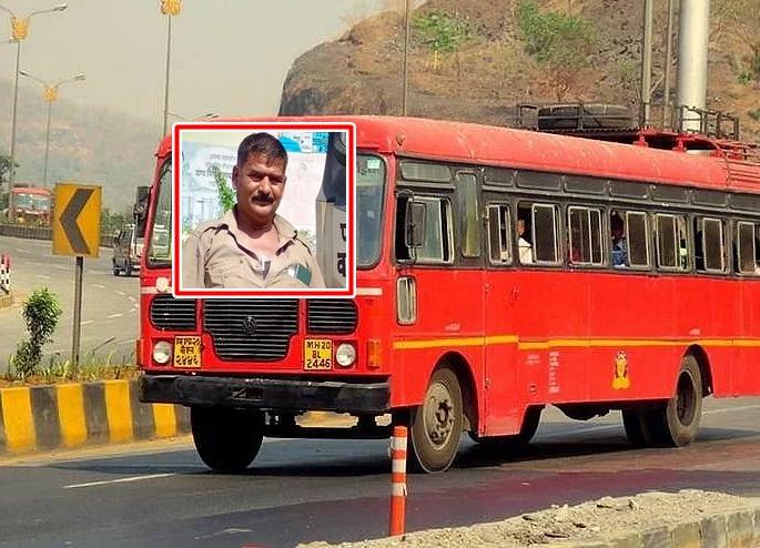 Jigarbaaz... ST driver lost his life on the steering wheel, but saved 25 passengers before dying on pune satara road | जिगरबाज... ST चालकाने स्टेअरिंगवरच सोडला जीव, पण मृत्यूपूर्वी 25 प्रवाशांना वाचवले Jigarbaaz... ST driver lost his life on the steering wheel, but saved 25 passengers before dying on pune satara road | जिगरबाज... ST चालकाने स्टेअरिंगवरच सोडला जीव, पण मृत्यूपूर्वी 25 प्रवाशांना वाचवले