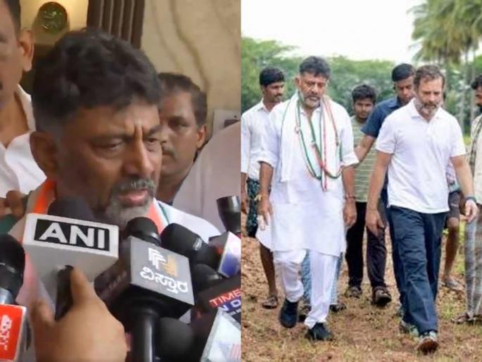 Karnatak Result: DK. Sivakumar shed tears; Speaking after the victory, he remembered the Bharat Jodo Yatra and sonia gandhi | Karnatak Result: डीके. शिवकुमार यांना अश्रू अनावर; विजयानंतर बोलताना सोनिया गांधींच्या 'त्या' भेटीची आठवण