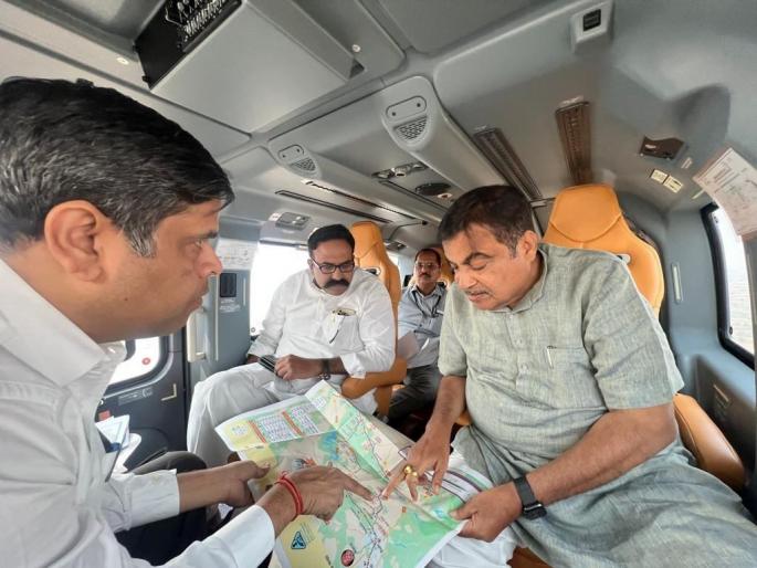 Sculptures of Saints, Murals, Abhangavani on Palkhi Marg; Inspected by Nitin Gadkari | पालखी मार्गावर संत महात्म्यांची शिल्पे, भित्तीचित्रे, अभंगवाणी; नितीन गडकरींनी केली पाहणी Sculptures of Saints, Murals, Abhangavani on Palkhi Marg; Inspected by Nitin Gadkari | पालखी मार्गावर संत महात्म्यांची शिल्पे, भित्तीचित्रे, अभंगवाणी; नितीन गडकरींनी केली पाहणी