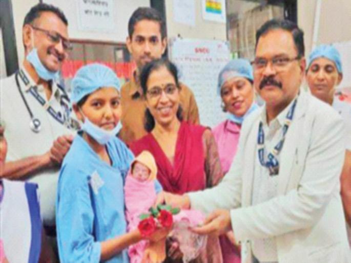 The baby, weighing barely 500 grams, crawled home safely in 3 months | जेमतेम ५०० ग्रॅमचे बाळ, ३ महिन्यांत गुटगुटीत करून धाडले सुखरूप घरी