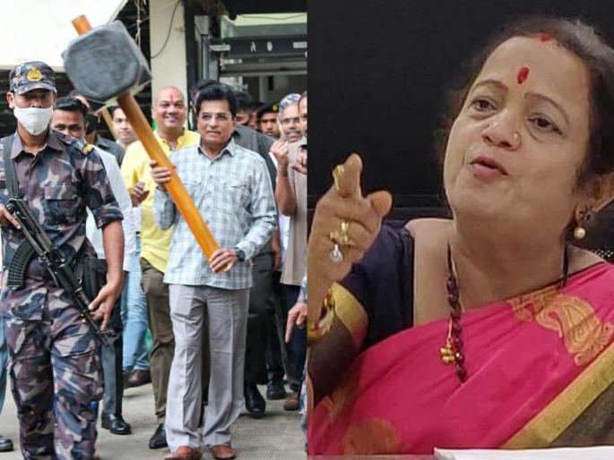 Kirit Somaiyya: "I was walking around with a hammer, now where did this lotus mud go?", kishori pedanerkar on kirit somaiyya | Kirit Somaiyya: "हातोडे घेऊन फिरत होता, आता 'हा' कमळातला चिखल कोठे गेला?" Kirit Somaiyya: "I was walking around with a hammer, now where did this lotus mud go?", kishori pedanerkar on kirit somaiyya | Kirit Somaiyya: "हातोडे घेऊन फिरत होता, आता 'हा' कमळातला चिखल कोठे गेला?"