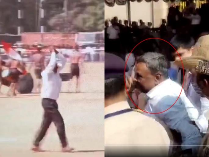 Father-in-law for son-in-law in front of CM; Papers slipped through security on Republic Day in bengluru karnatak | Video: जावयासाठी सासरा मैदानात; प्रजासत्ताक दिनी सुरक्षा भेदून खिशातून फेकला कागद